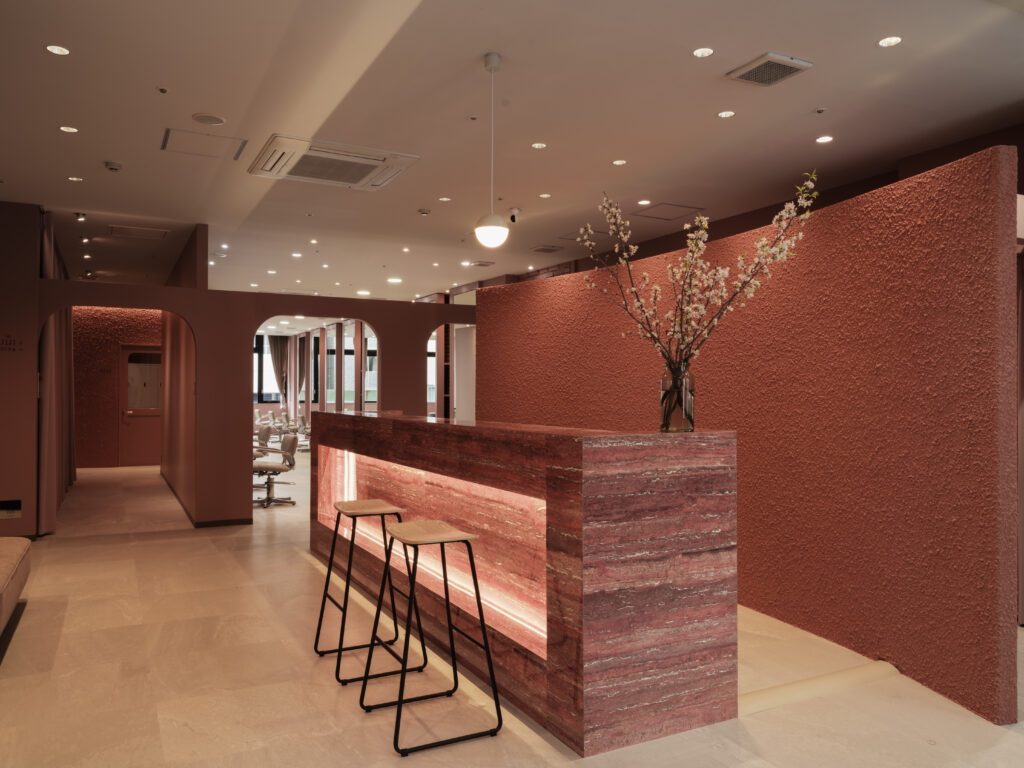 大阪市　西梅田　美容院　店舗改装工事